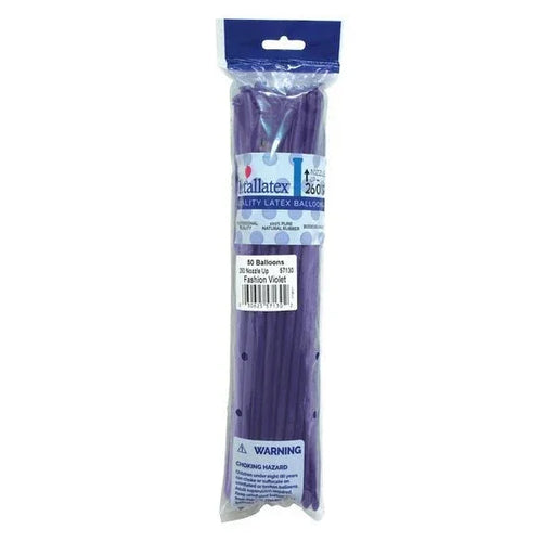 260 Sempertex Latex Balloon Pack, Violet | 50 ct - Zurchers