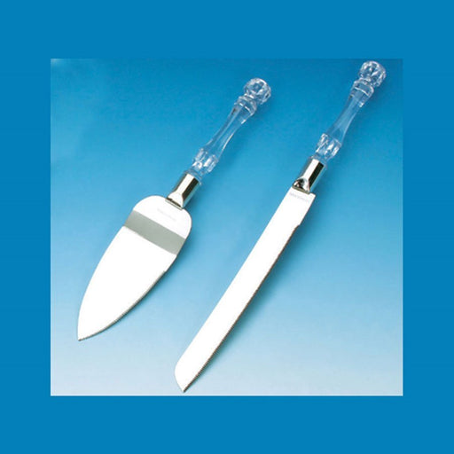 Clear Handle Serving Set 11" | 2 ct - Zurchers