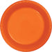 Sunkissed Orange Premium Plastic Banquet Plates | 20ct - Zurchers