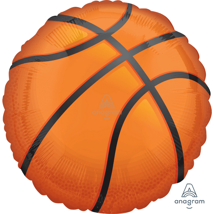 28in Nothing But Net Basketball Mylar Balloon | 1ct - Party Supplies
