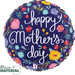 28in Shape Mother's Day Folk Floral - Party Supplies