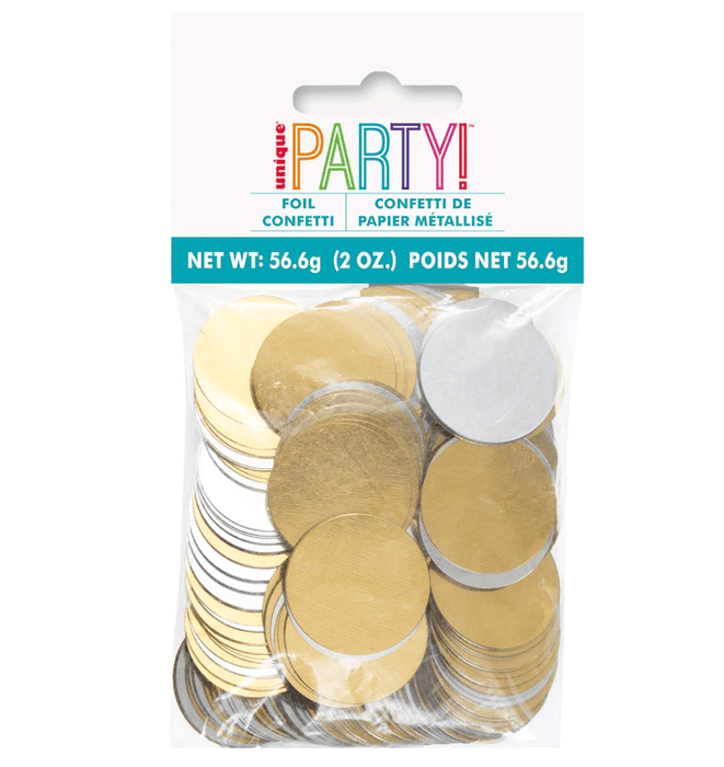 2oz Silver/Gold Confetti - Party Supplies