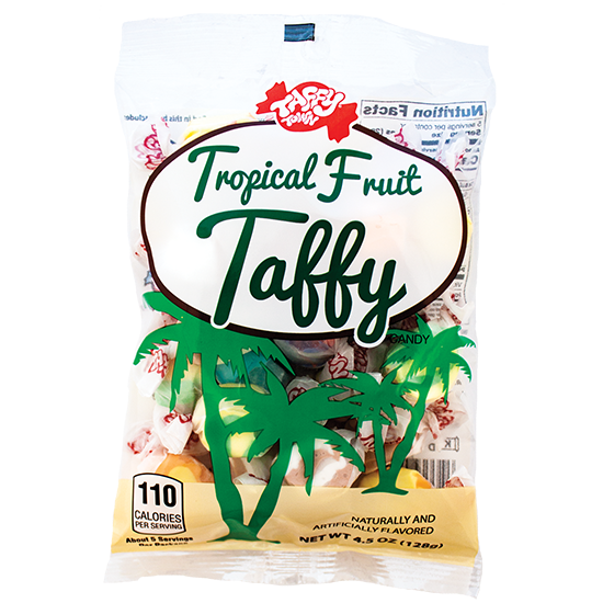 Tropical Fruit Mix Salt Water Taffy 4.5oz | 1 ct