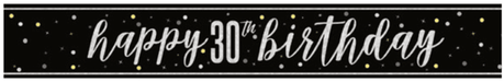 1ct - 30th Birthday Banner 9ft
