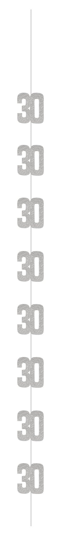30th Birthday Hanging Decoration | 6ct