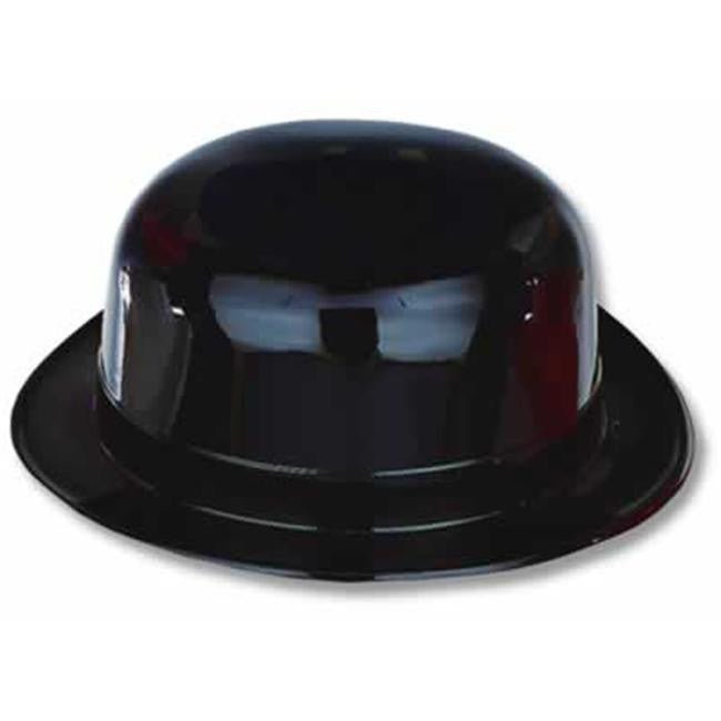 Black Plastic Derby Hat | 1ct - Zurchers