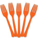 Orange Peel Plastic Forks | 20ct - Zurchers