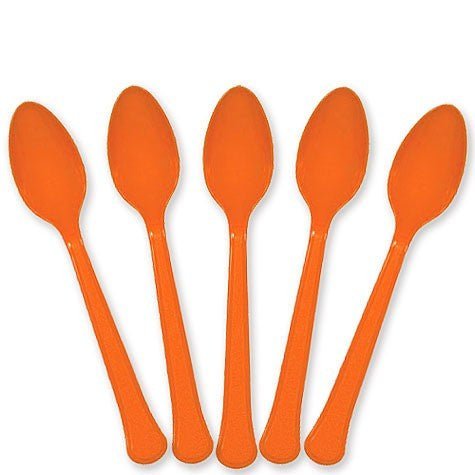 Orange Peel Plastic Spoons | 20ct - Zurchers