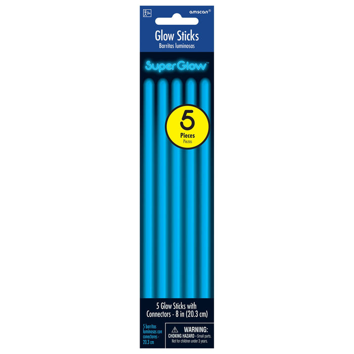 Glow Sticks Blue 8" | 5ct