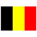 Belgium Flag with Stick | 4" x 6"