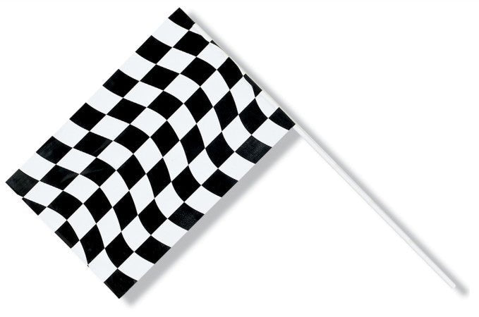 Checkered Flag, Plastic 6"x9" | 1 ct - Zurchers