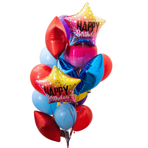 Happy Birthday Stars Deluxe Bouquet | 19 pcs - Zurchers