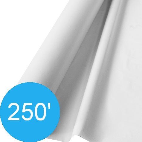 Frosty White Plastic Table Roll 40"x250' | 1ct - Zurchers