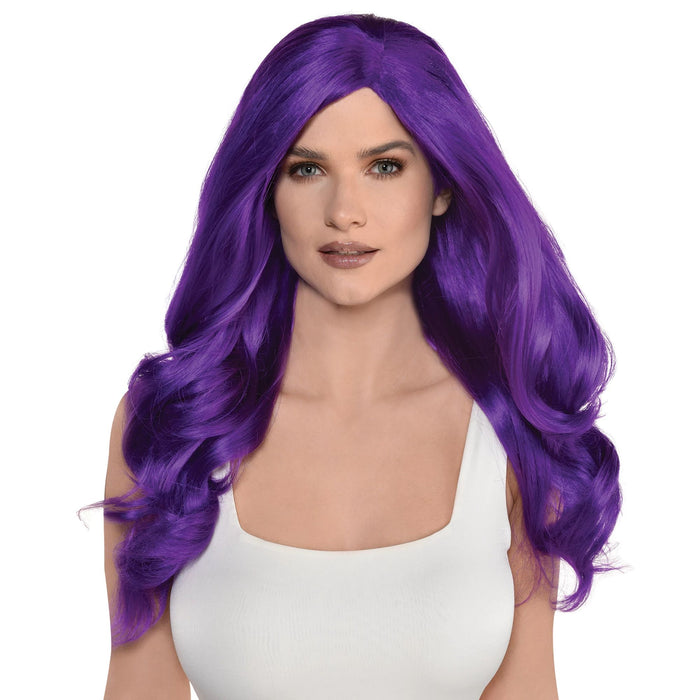 Purple Long Glam Wig | 1ct