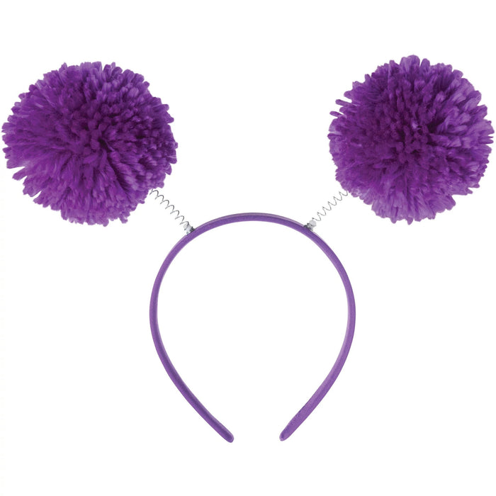 Purple Pom Pom Headbopper | 1ct