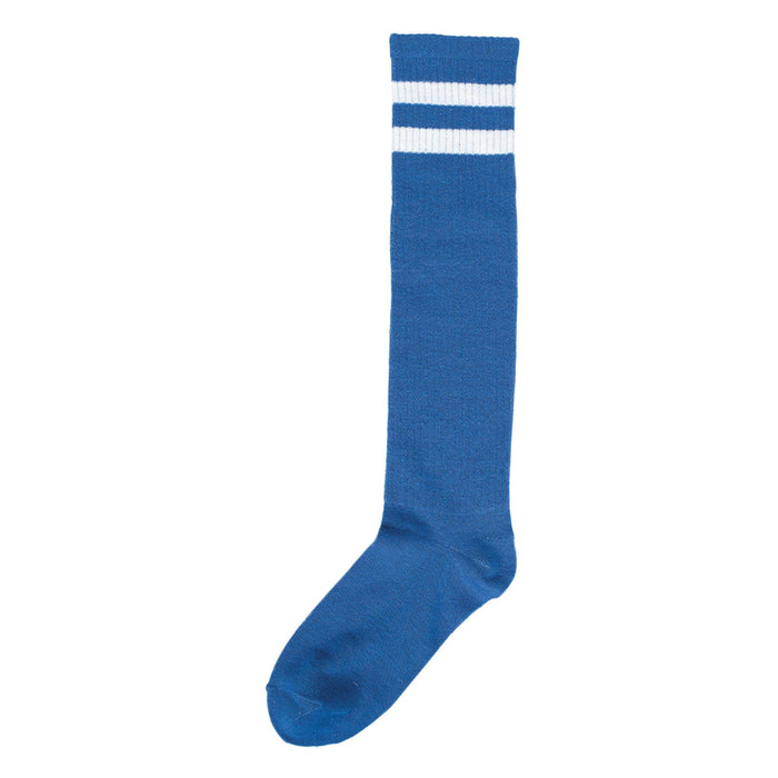 Blue w/White Stripes Knee Socks | 1pr
