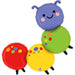 Happy Colorful Caterpillar Supershape Mylar 39" | 1ct - Zurchers