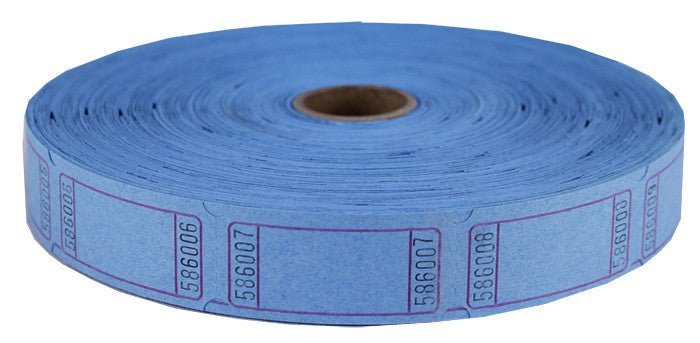 Blue Single Ticket Roll | 2000ct - Zurchers