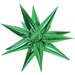 40in Green Starburst Magic Star Air-Filled Balloon | 1ct - Party Supplies