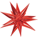 40in Red Starburst Magic Star Air Filled Balloon | 1ct - Party Supplies