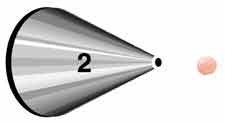 2 Round Decorating Tip | 1ct - Zurchers