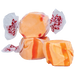 Nobody likes peeling an orange, you just want to enjoy the sweet, citrusy taste without the mess. Grab one of Taffy Town's Orange flavored salt water taffy and enjoy the sweet taste of oranges without the hassle of having the peel them. You are sure to enjoy this yummy bite-sized candy with its refreshing flavor.