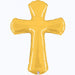 Gold Cross Supershape Balloon 44" | 1ct - Zurchers