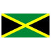 Jamaica Flag with Stick | 4" x 6"