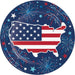 4th Of July Freedom Fireworks Lunch Plates 8 3/4" | 8ct - Zurchers