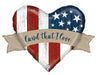 4th Of July Land That I Love Heart SuperShape Mylar Balloon 32" | 1 ct - Zurchers