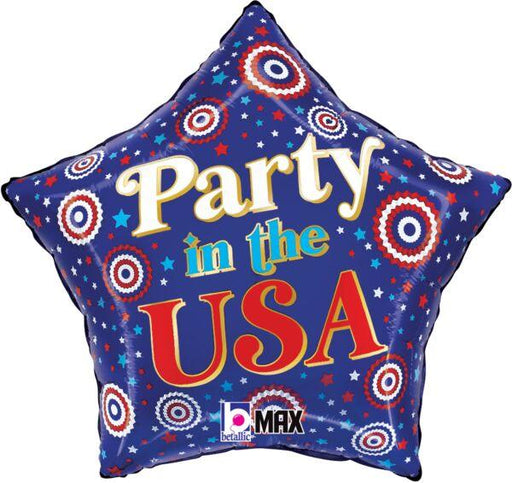 4th Of July Party In The USA Mylar Balloon 19" | 1 ct - Zurchers