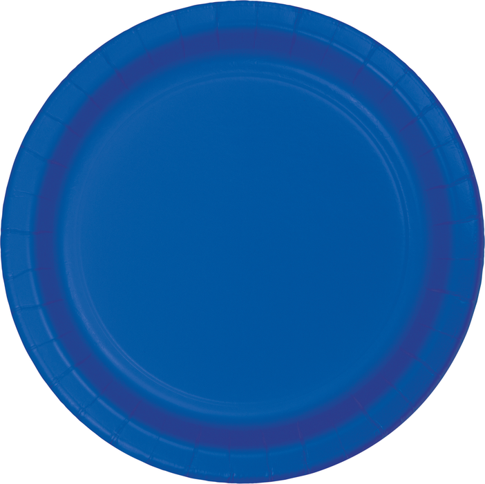 Cobalt Paper Plates 10" | 24ct