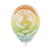 11" Graffiti Rainbow Print All Over Latex Balloons | 50 ct - Zurchers