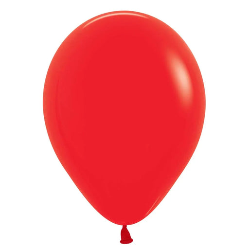Fashion Red Latex Balloon w/ Helium & Hi - Float, 11" | 1 ct - Zurchers