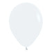 Fashion White Latex Balloon w/ Helium & Hi - Float, 11" | 1 ct - Zurchers