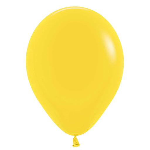 Fashion Yellow Latex Balloon w/ Helium & Hi - Float, 11" | 1 ct - Zurchers