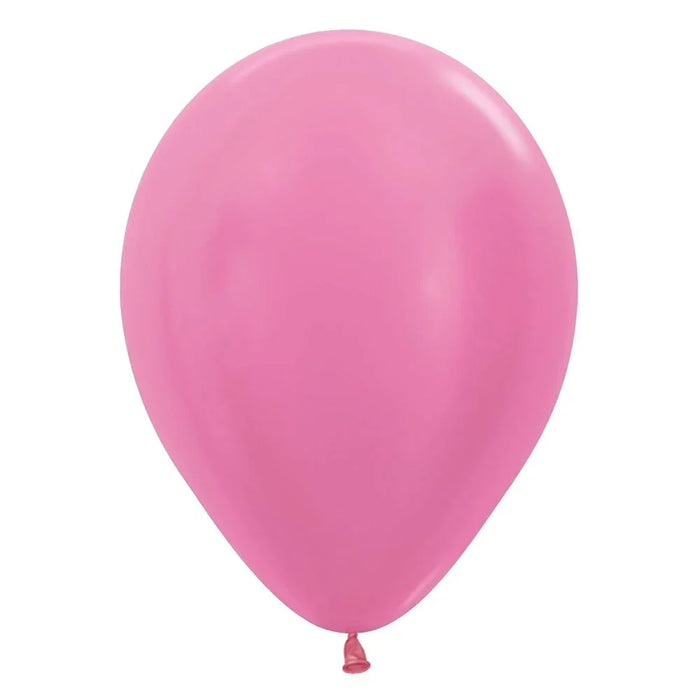 Pearl Fuchsia Latex Balloon w/ Helium & Hi - Float, 11" | 1 ct - Zurchers