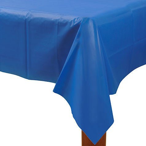 Bright Royal Blue Rectangular Table Cover 54" x 108" | 1ct - Zurchers