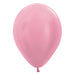 Pearl Pink Latex Balloon w/ Helium & Hi - Float, 11" | 1 ct - Zurchers