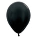 Metallic Black Latex Balloon w/ Helium & Hi - Float, 11" | 1 ct - Zurchers