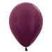 Metallic Burgundy Latex Balloon w/ Helium & Hi - Float, 11" | 1 ct - Zurchers