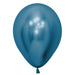 Reflex Blue Latex Balloon w/ Helium & Hi - Float, 11" | 1 ct - Zurchers