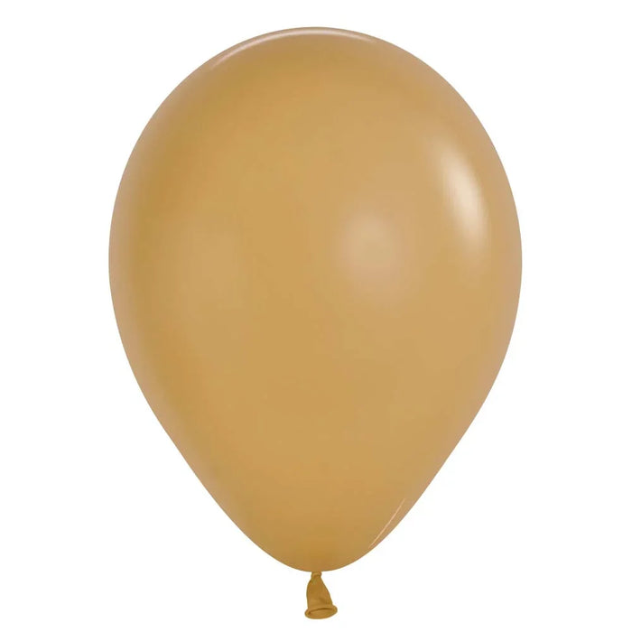 Latte Brown Latex Balloon w/ Helium & Hi - Float, 11" | 1 ct - Zurchers