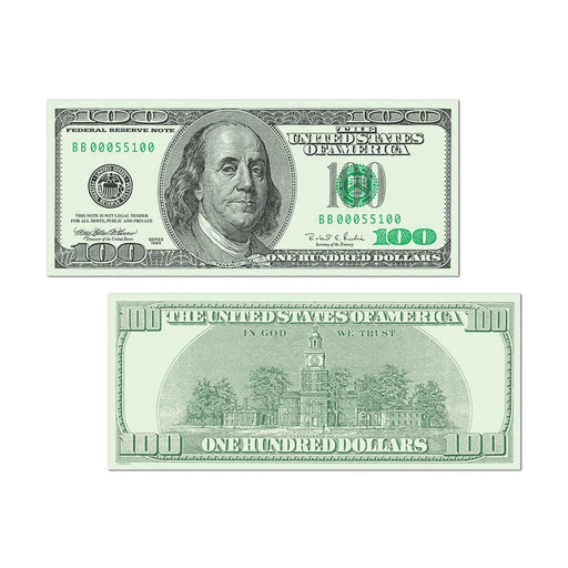 Big Bucks Cutout $100 Bill | 1ct - Zurchers