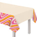Throwback Summer Plastic Table Cover, 54" x 102"