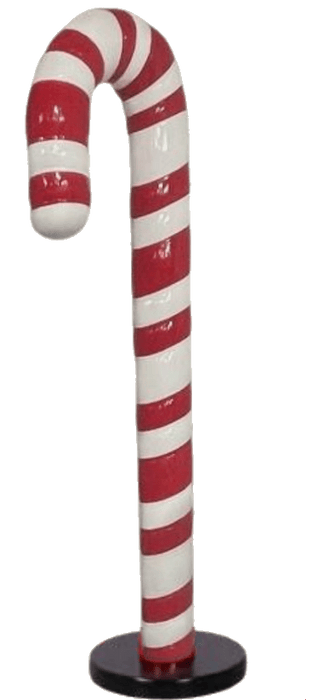 6 - Foot Giant Candy Cane Display – Handcrafted Holiday Decor for Luxe Seasonal Spaces | 1ct - Zurchers