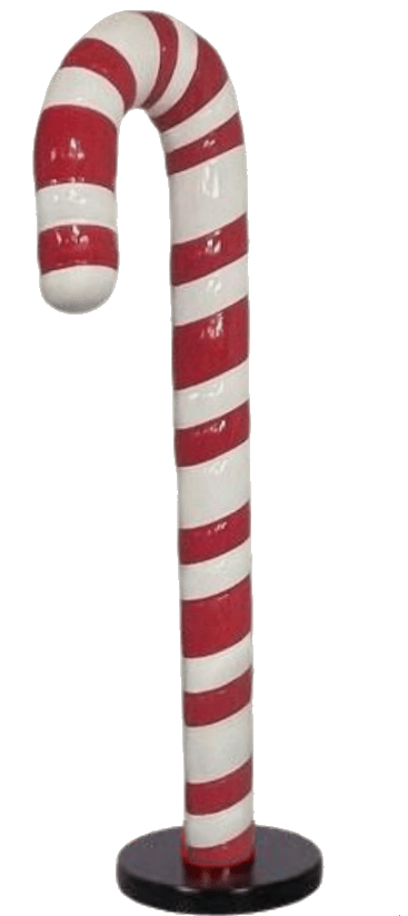 6 - Foot Giant Candy Cane Display – Handcrafted Holiday Decor for Luxe Seasonal Spaces | 1ct - Zurchers