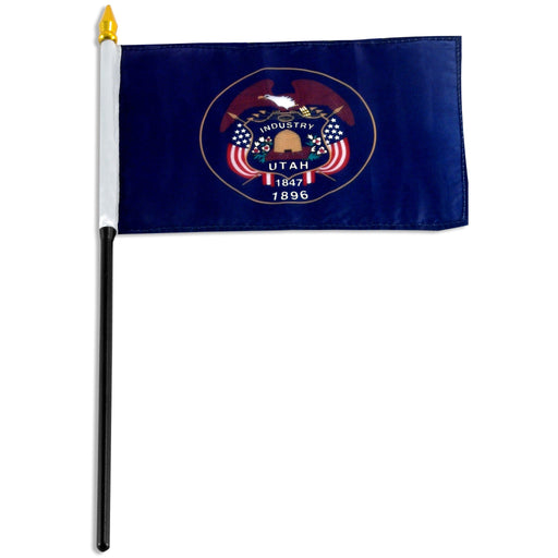 Utah Flag with Stick 5' x 3' | 1 ct - Zurchers