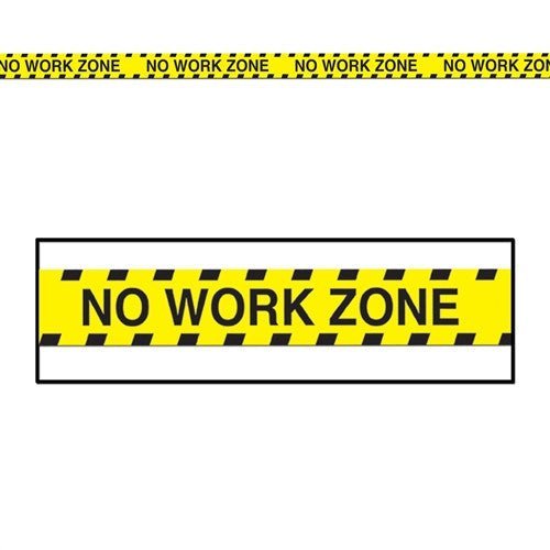 No Work Zone Party Tape - Zurchers
