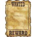Western Wanted Sign 12"x18" | 1 ct